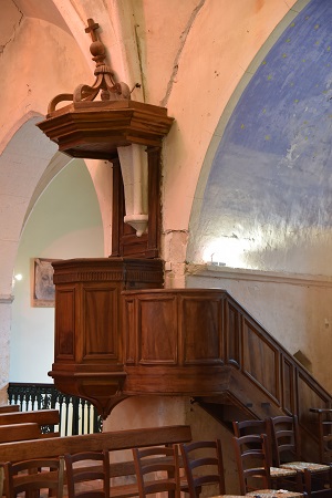 Chaire de l'église de Villette-sur-Ain