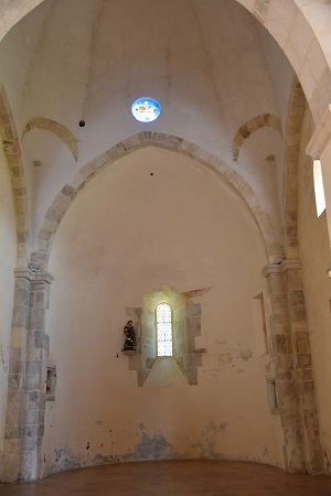 Abside de l'église de Valeins