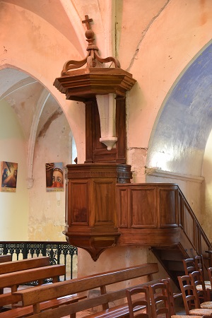 Chaire de l'église de Villette-sur-Ain