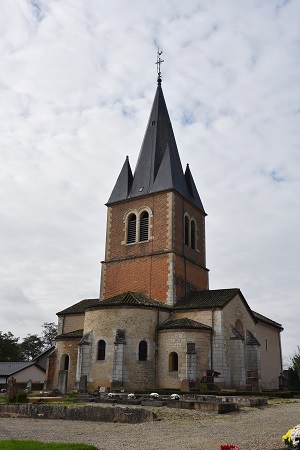 Abside de l'église de Romans