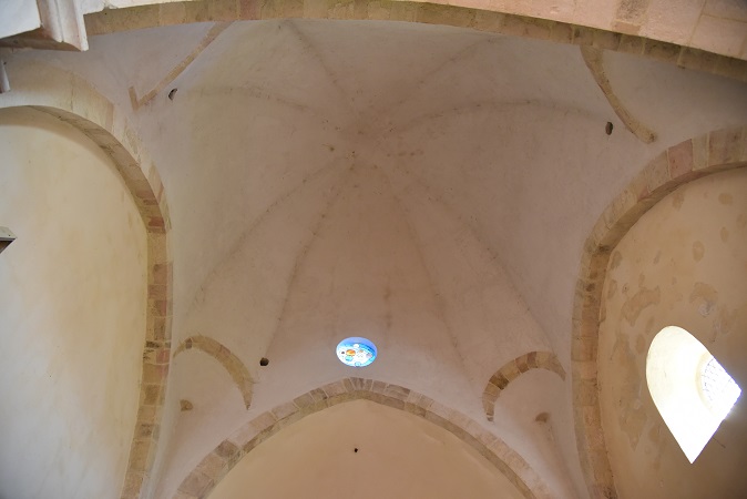 Voute du chœur de l'église de Valeins