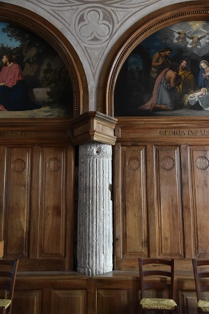 Mur nord du chœur de l'église de Villette-sur-Ain