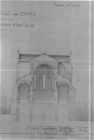 plan de l'église