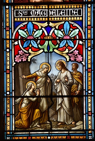 Vitrail de sainte Marie Madeleine